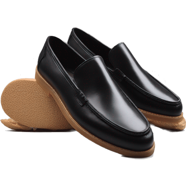 Loafers black emoji