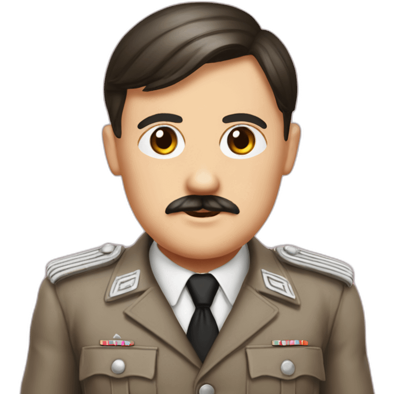 Hitler dans une tenue rose  emoji