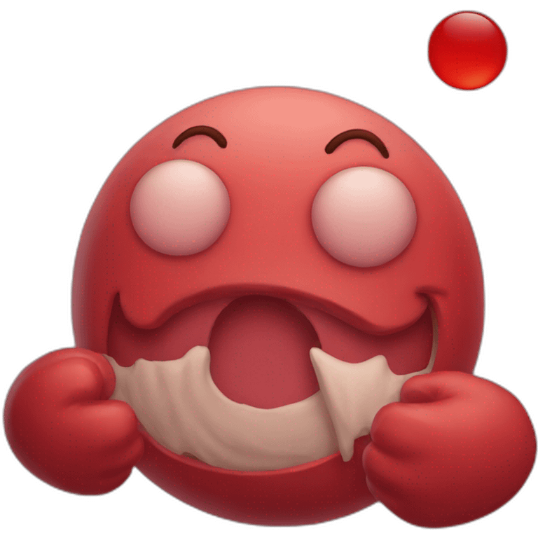 red moond emoji