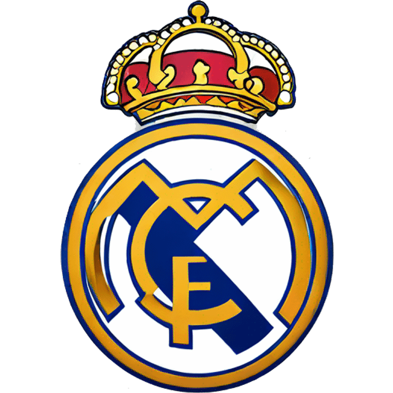 Real Madrid club logo emoji