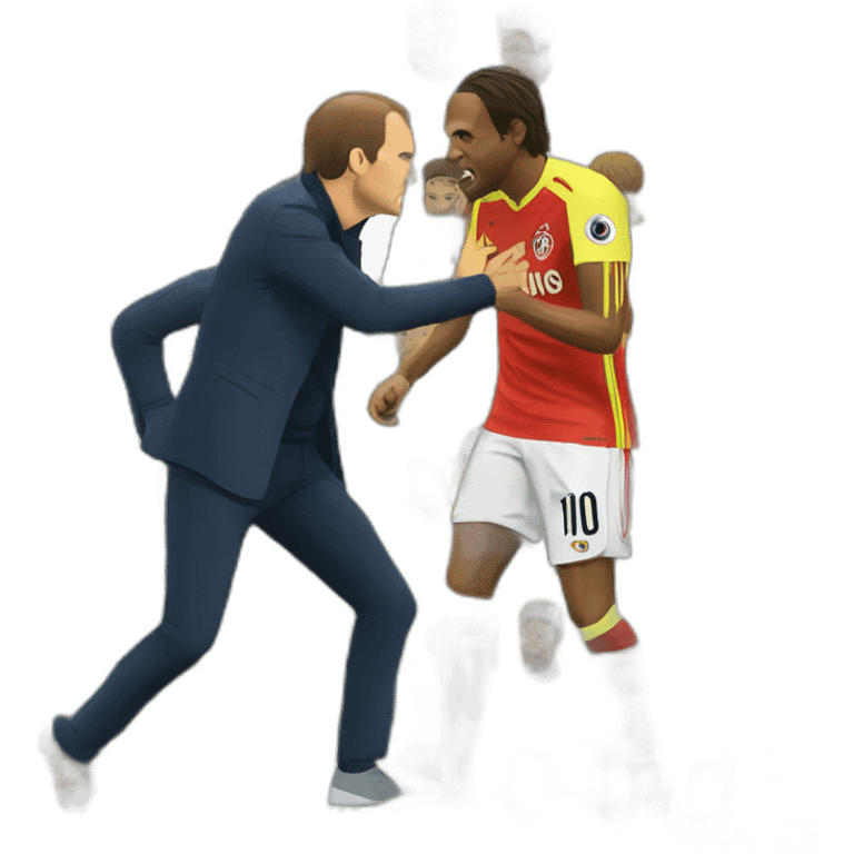 conte fight with tuchel emoji