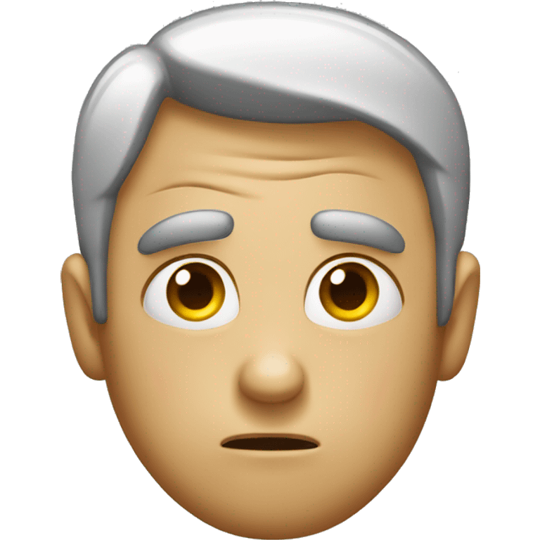 A person who rolls their eyes in dissatisfaction. emoji