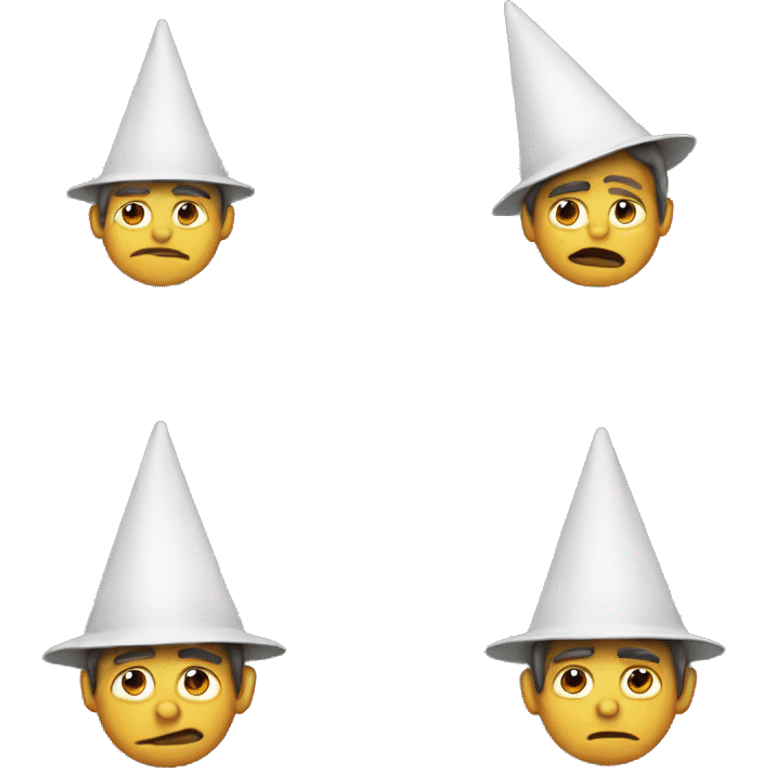 man with dunce cap emoji