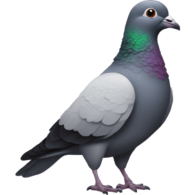 Pigeon disco emoji