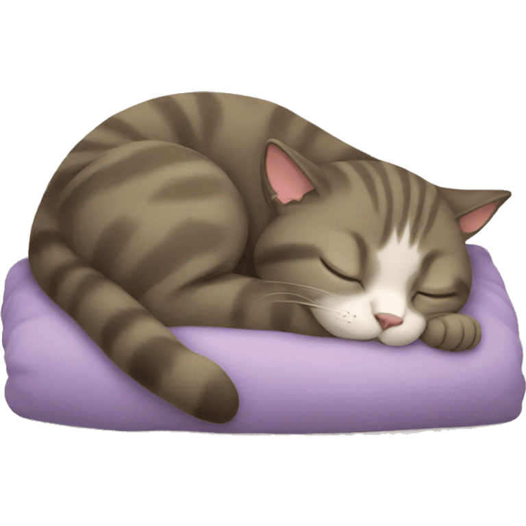 Cat sleeping  emoji