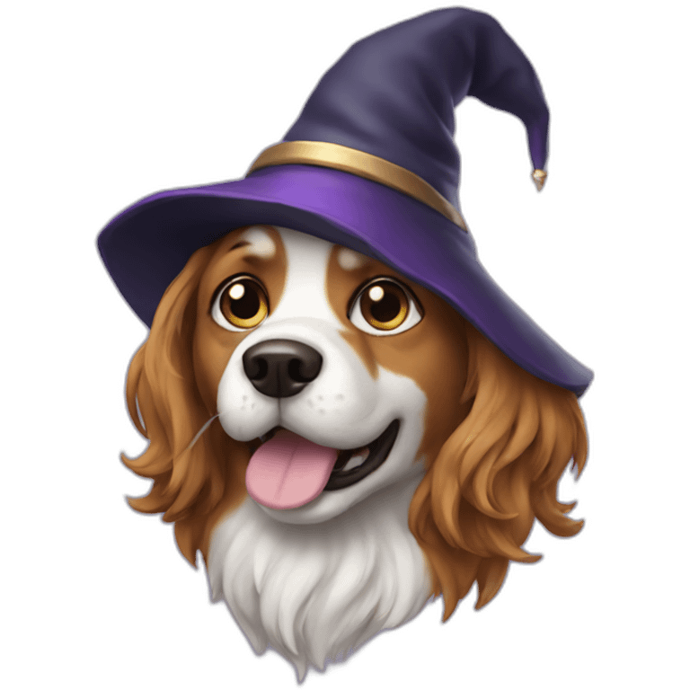 dog wizard emoji