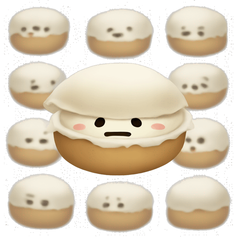 Steamed bun emoji