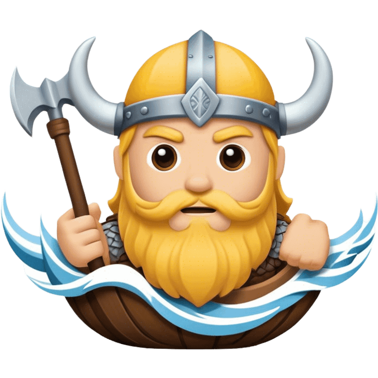 Viking wave emoji