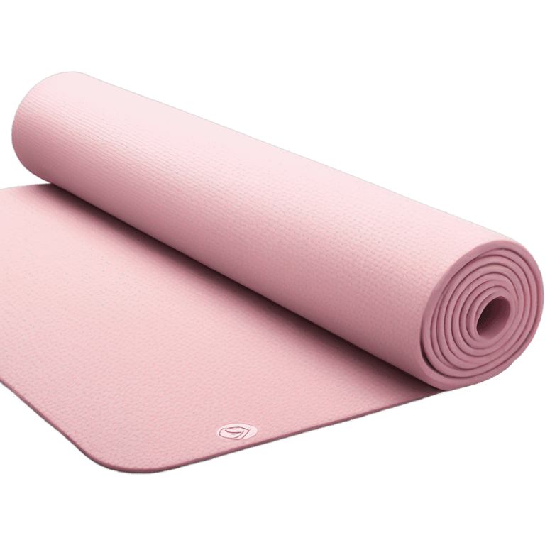 Pink Yoga mat  emoji