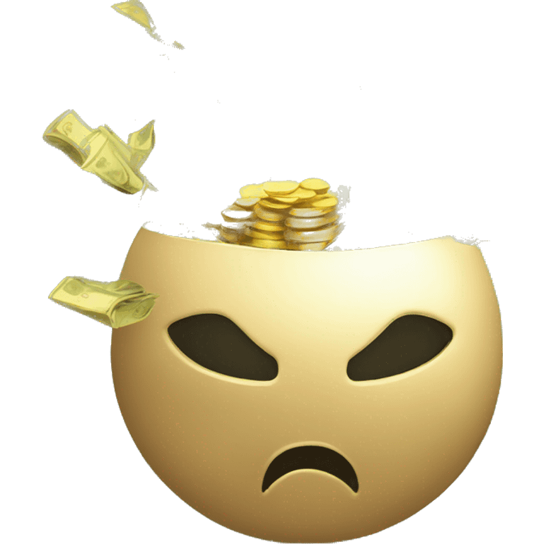 explosion of money emoji