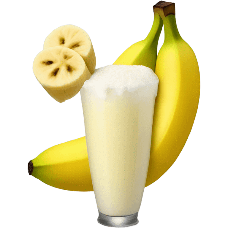 Banana drinking pina colada  emoji