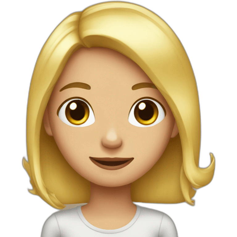 Fille en leuvrette emoji