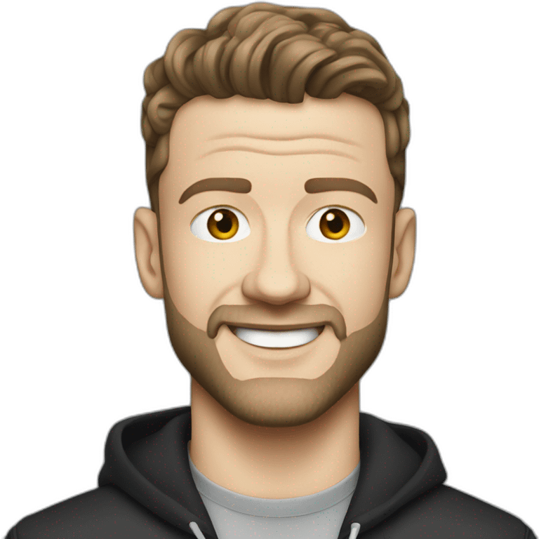 justin timberlake with technology emoji