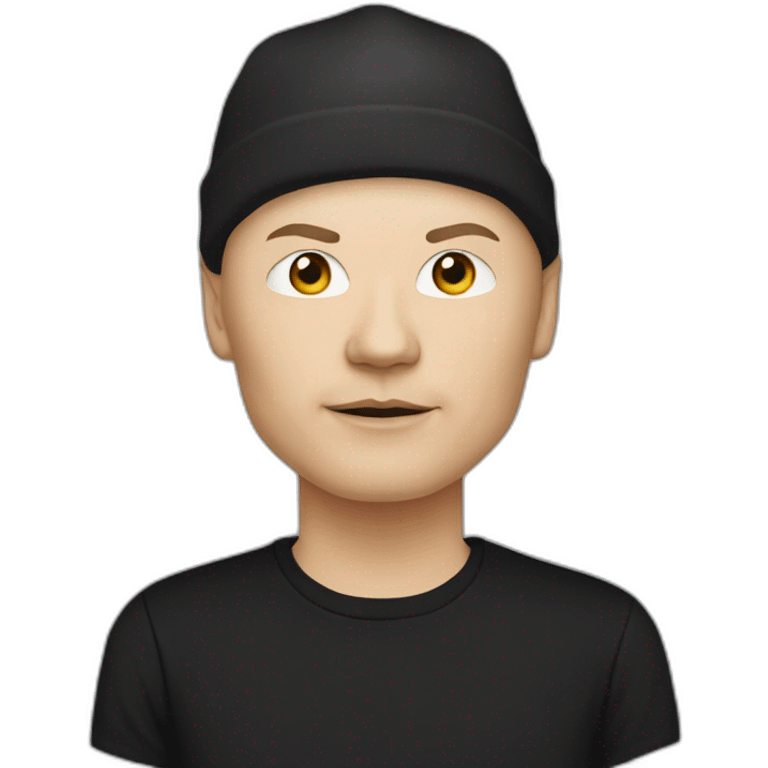 Billy corgan with black t-shirt emoji