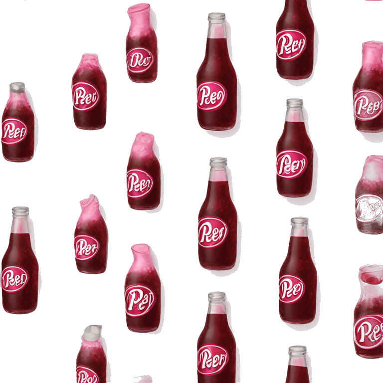 pink floral dr pepper  emoji