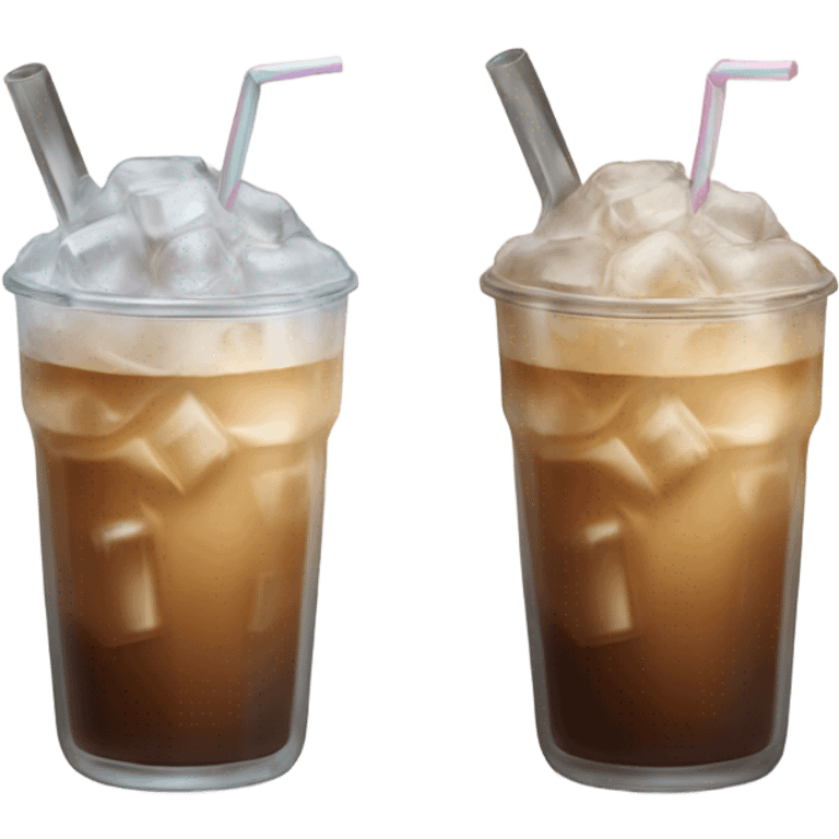 Iced coffee  emoji