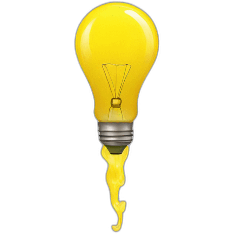 yellow Bulb emoji