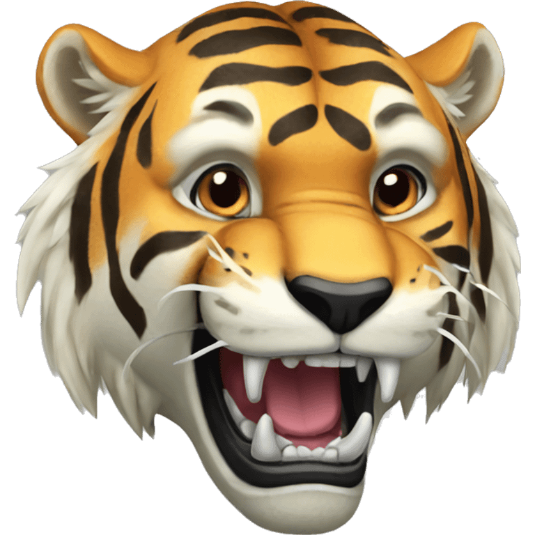 saber toothed tiger emoji