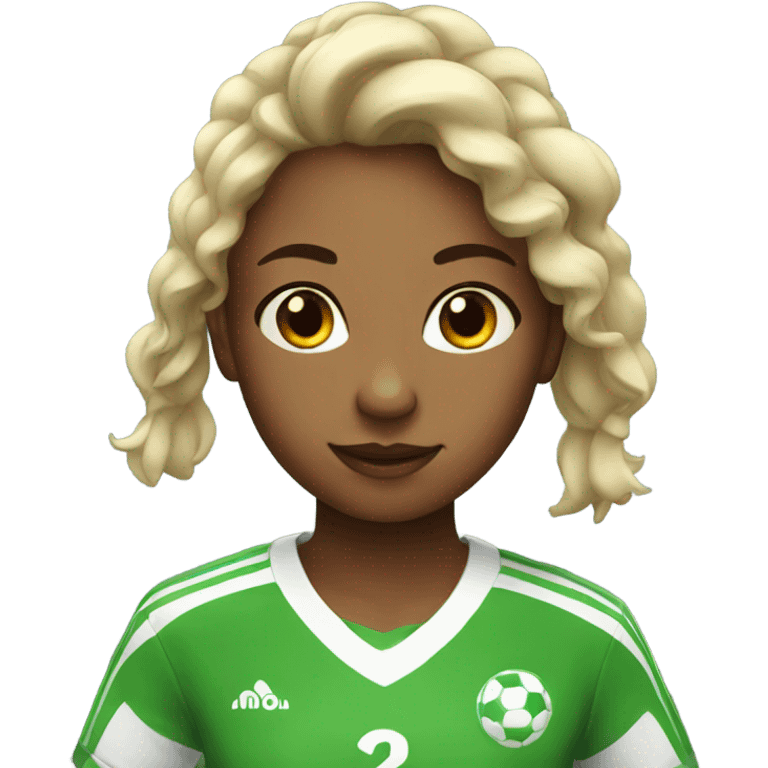 Soccer girl emoji