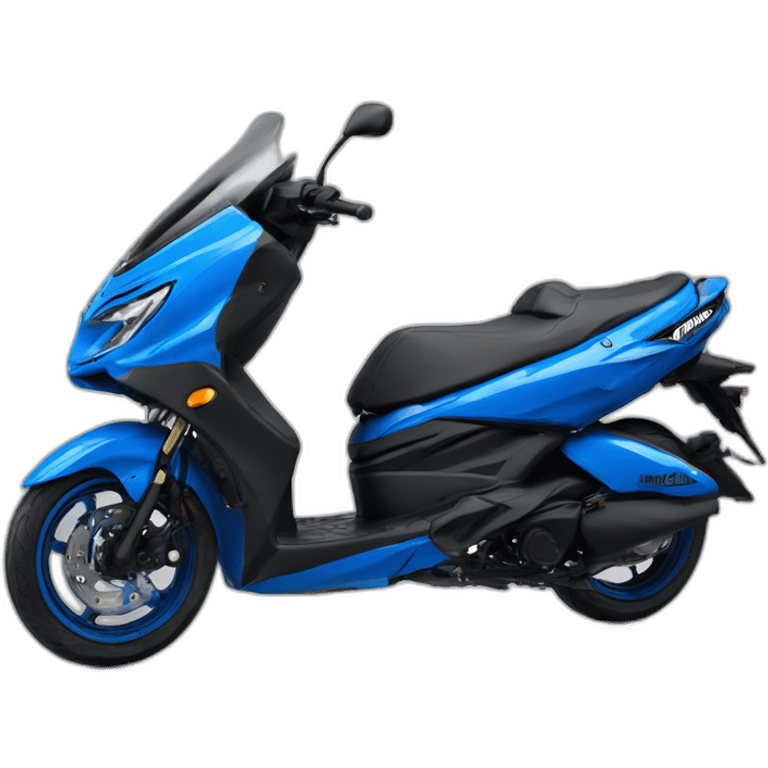 Yamaha aerox blue 72cc emoji