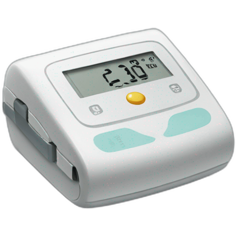 Continuous glucose monitor emoji