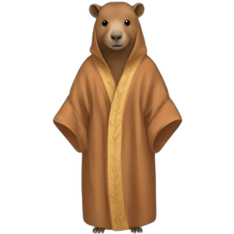 Capibara robe emoji