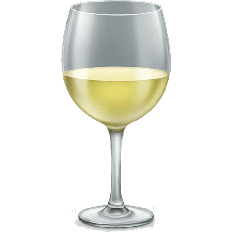 glass white wine  emoji