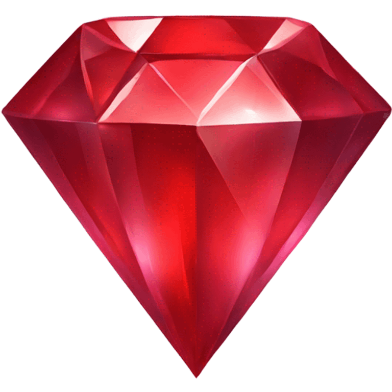 Red diamond with outer glow  emoji