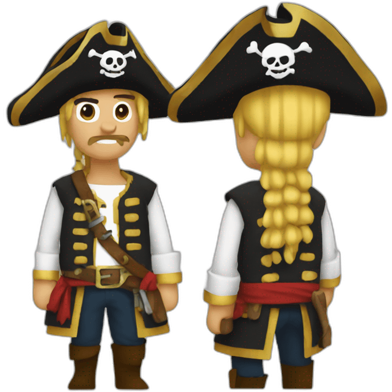 pixelated pirate emoji