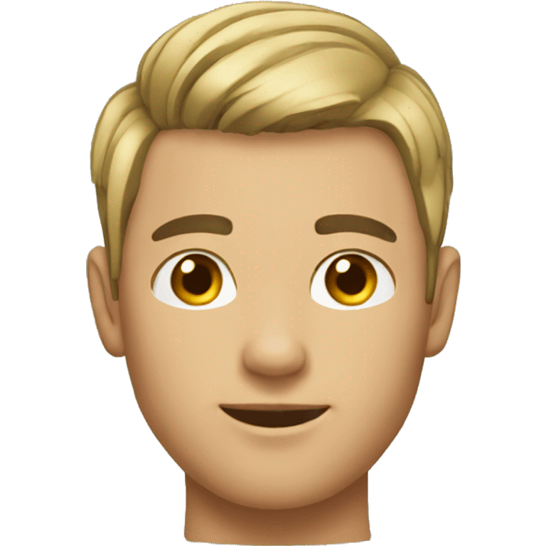 male short hairstyle emoji