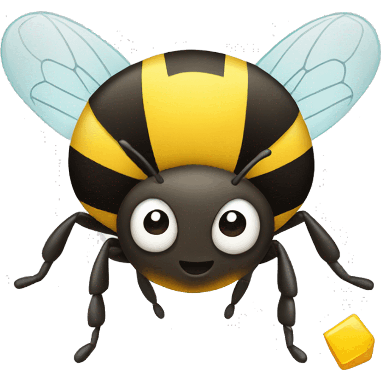 buzzy bee with a dump emoji