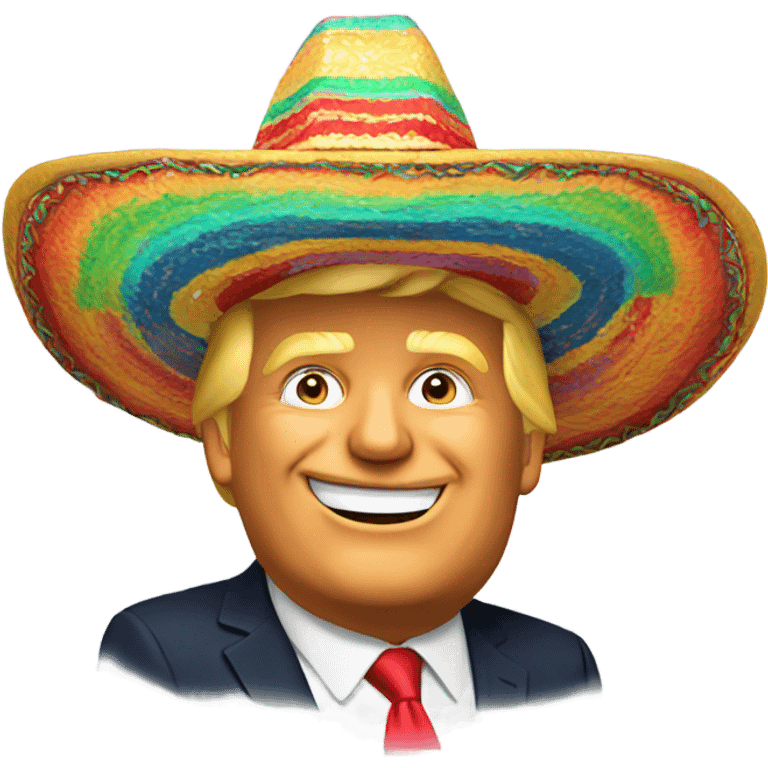 Donald Trump in a sombrero  emoji