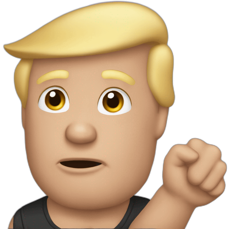 trump hold a emoji