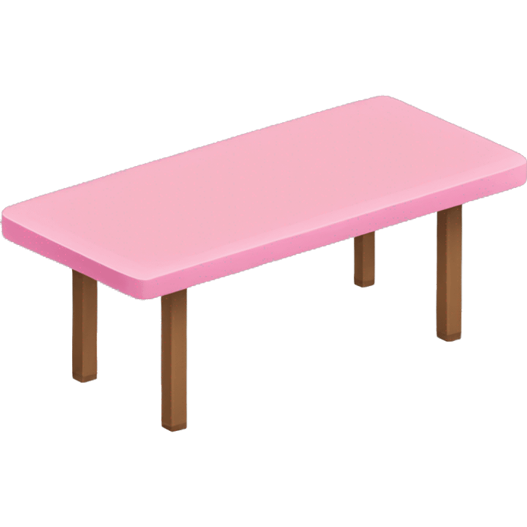 Pink long table  emoji