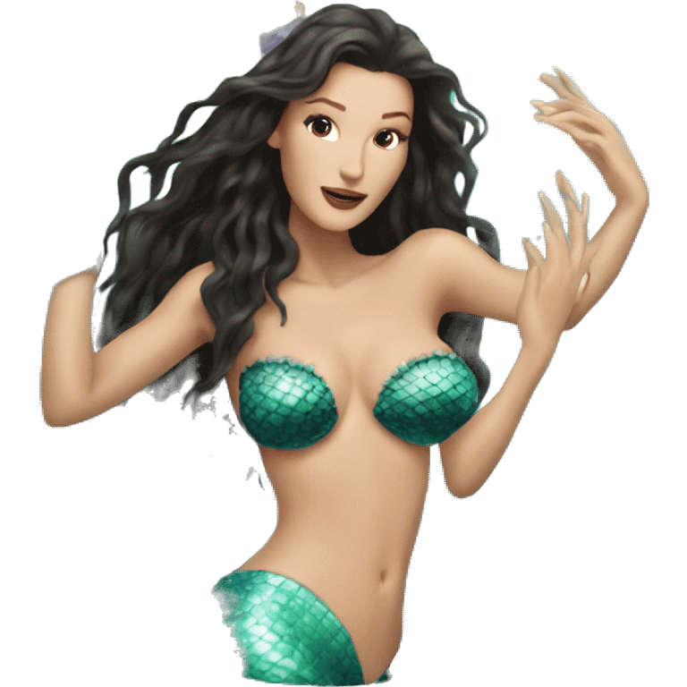 bella hadid as a mermaid emoji