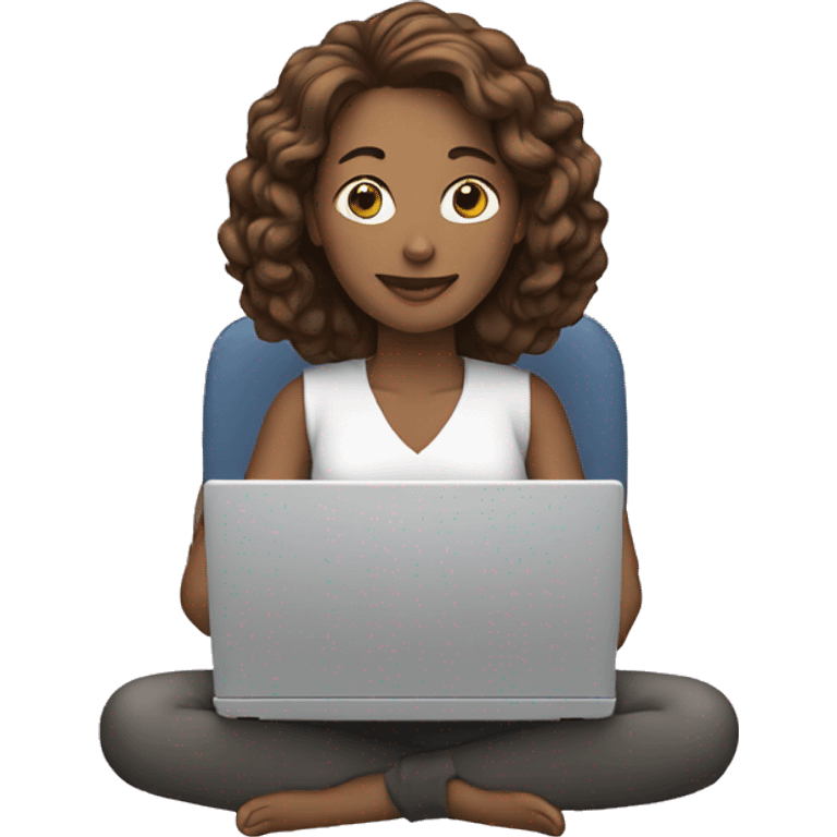 woman in laptop emoji