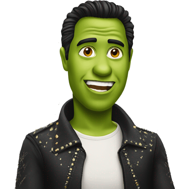 shreck with elvis haircut emoji