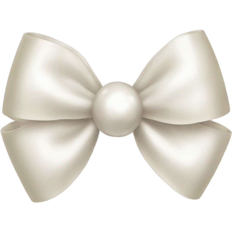 Pearl bow  emoji