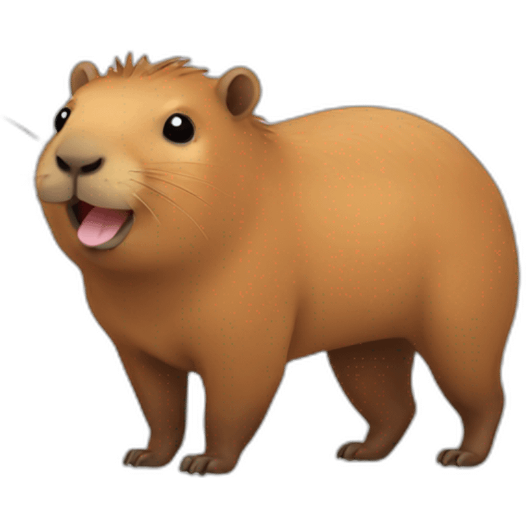 happy capibara emoji