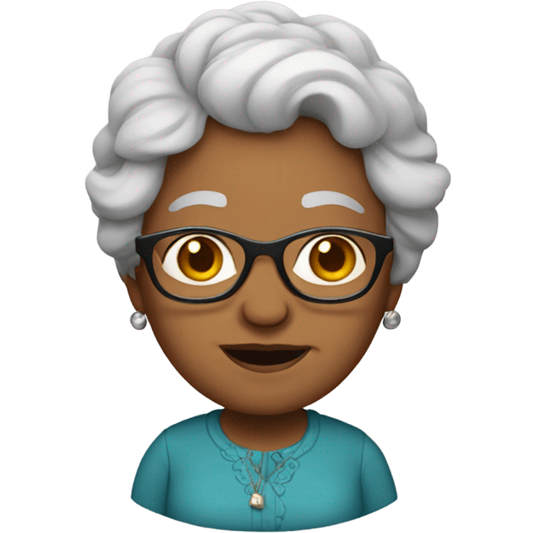 Hip grandma emoji