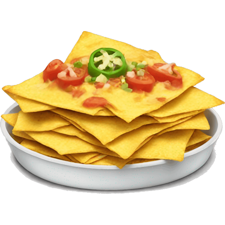 nachos stack without accompany emoji