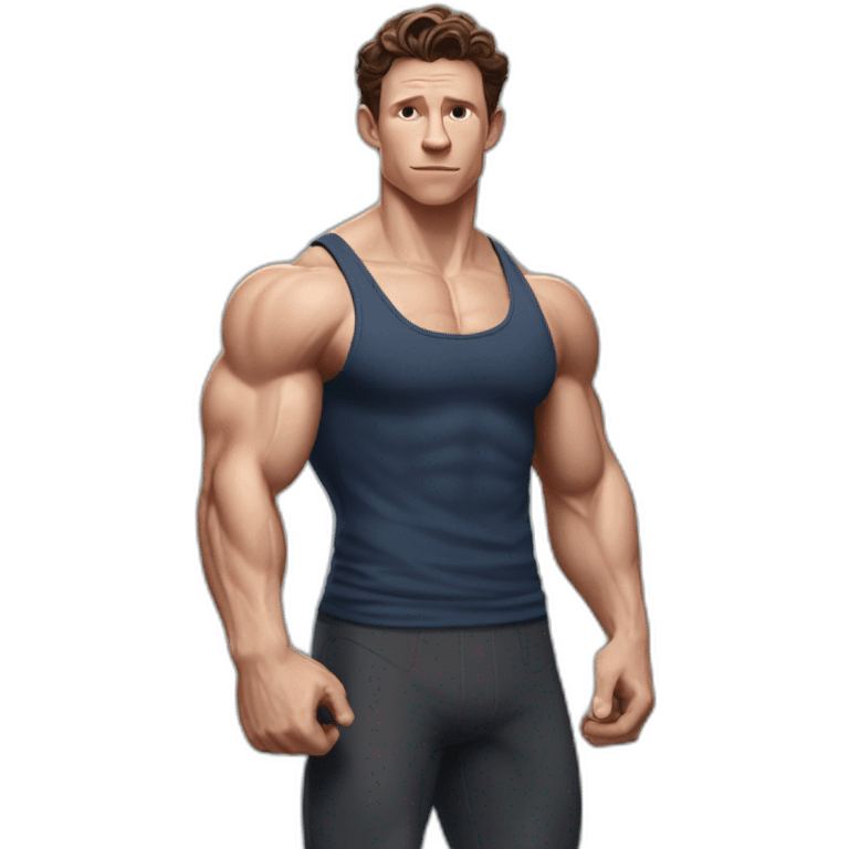 Tom Holland bodybuilder emoji