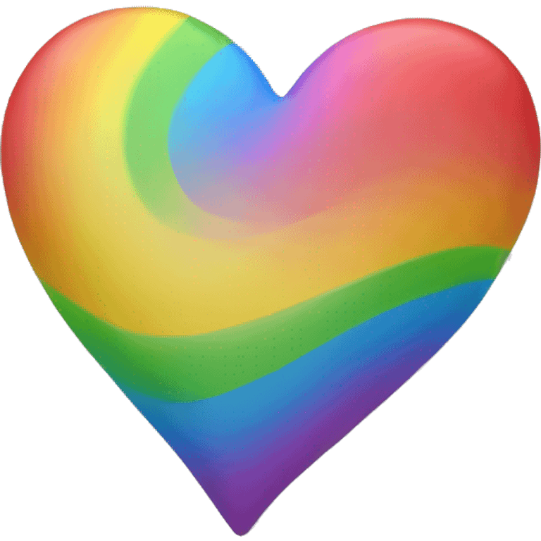 Rainbow heart emoji