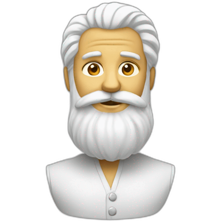 la barbe blanche emoji