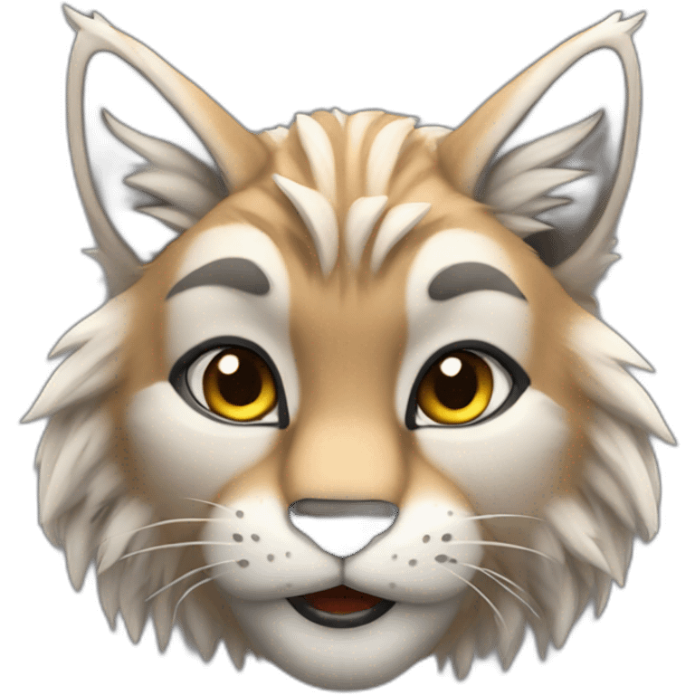 Furry lynx emoji