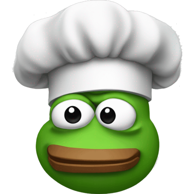 Create a pepe with a chef hat emoji