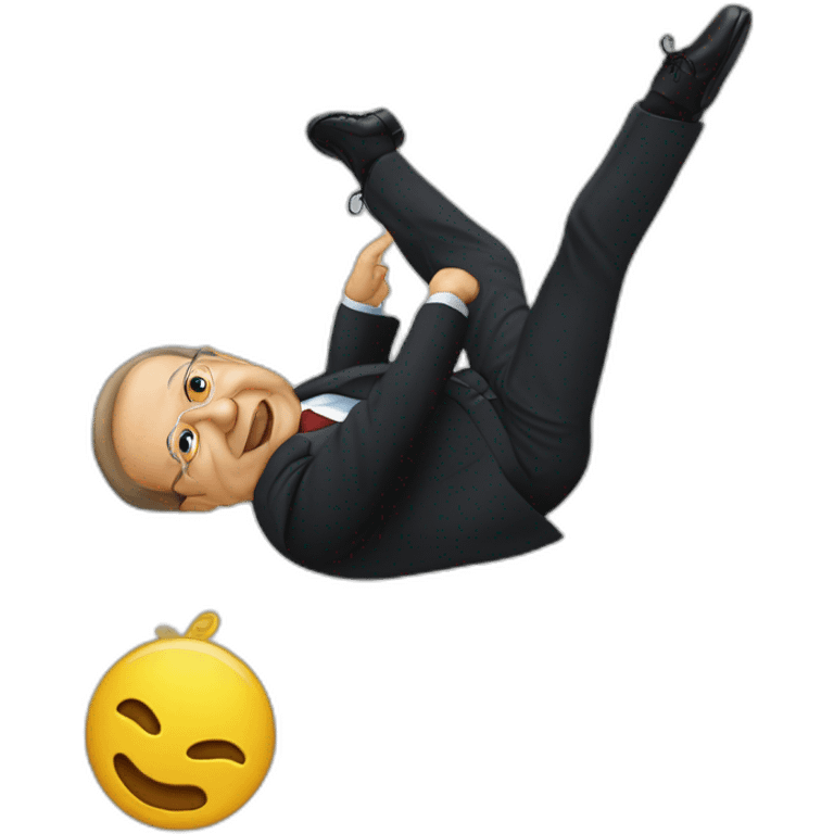 Michel aoun falling emoji