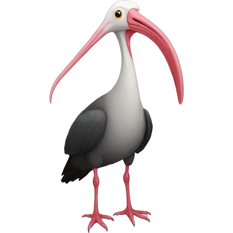 bald ibis emoji