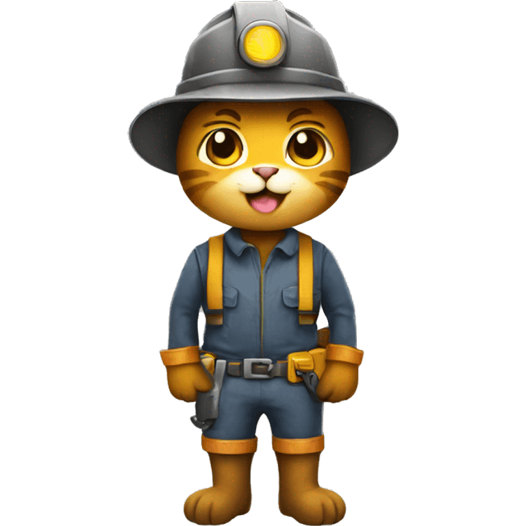 cat miner emoji