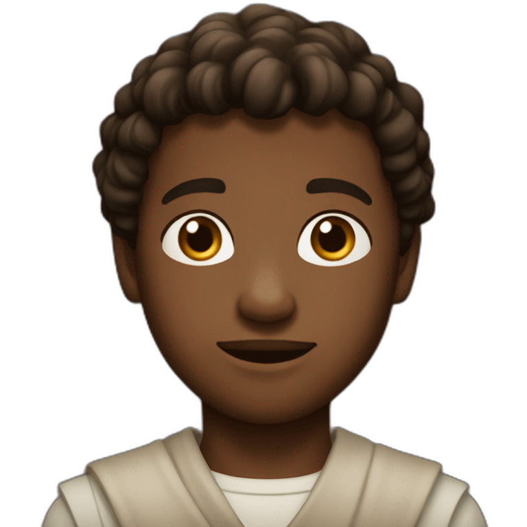 Young Peter darkish skin color from bible emoji